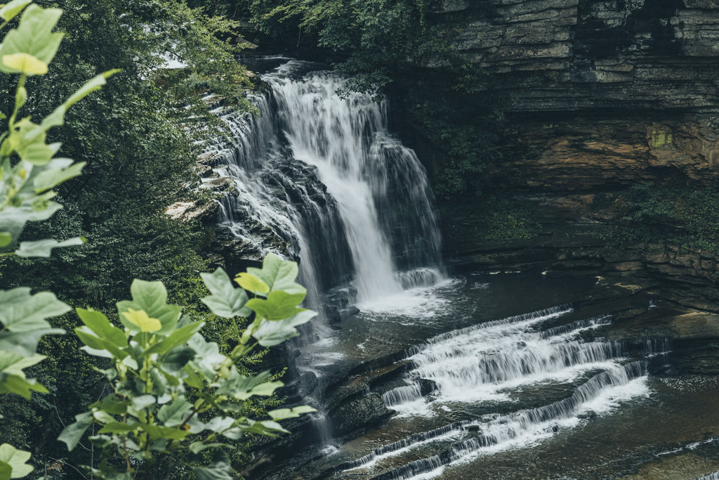 Cascading Falls – Fine Art Canvas Print